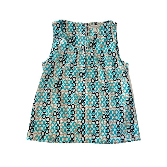 Dana Buchman Tops - Dana Buckman Ladies Top Summer Dress/Casual Geometric Pattern Size Small